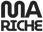 Logo noir de la marque des sac MA RICHE 